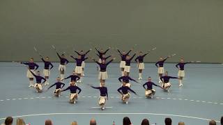 NM Korpsdrill 2017  Florø Drill  Traditional Majorettes Corps junior [upl. by Navanod]