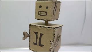 How to make a Simple Robot Cardboard Robot making [upl. by Shulamith]