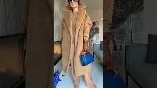 Max Mara Teddy coat styling ootd maxmara [upl. by Othilie963]