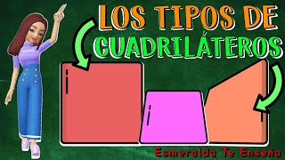 🧐🟧Los Cuadriláteros y Sus Tipos Paralelogramos Trapecios y Trapezoides🔶✏️ [upl. by Ynahpit458]