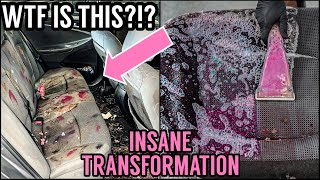 Deep Cleaning The NASTIEST REPO Car Ever  Insanely Satisfying Car Detailing Transformation How To [upl. by Jareen]