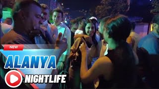 Alanya Bar Street  Alanya Nightlife  Alanya Night  Alanya Antalya Turkey  Alanya Holiday [upl. by Ramal]