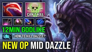 NEW OP MID DAZZLE 100 Unkillable 12Min Godlike Desolator OC Unlimited Skill Spam Dota 2 [upl. by Atinrahs]