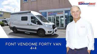 Presentazione Font Vendome Forty Van 4x4  Nuovo [upl. by Ardnoet]