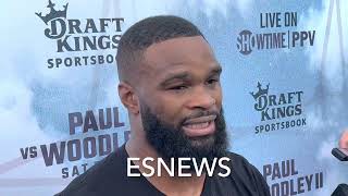 OH SHt Woodley “I’m Knocking His A Out” Tyron What Change In Rematch Vs Jake Paul Esnews Boxing [upl. by Bobinette463]