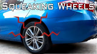 Why Your Brakes or Wheels Squeak Squeaking noise while driving slow  Squeaking brake noise [upl. by Abie]