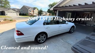 I washed and waxed the 2006 Lexus LS 430 Test drive POV walk around highway cruising [upl. by Legnaros545]