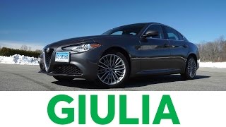 4K Review 2017 Alfa Romeo Giulia Quick Drive  Consumer Reports [upl. by Marler264]