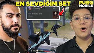 BARIŞ G NİN HEDİYE ETTİĞİ SET İLE OYNADIM🥰  PUBG MOBİLE [upl. by Atinej]