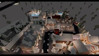 FULL TOUR OF MY CHRISTMAS TOWN YAY IN roblox bloxburg [upl. by Herates384]