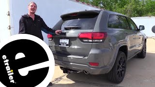 etrailer  Curt Trailer Hitch Installation  2020 Jeep Grand Cherokee [upl. by Nabroc]