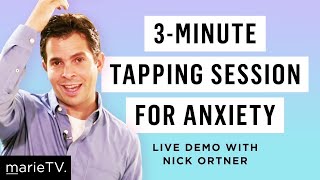 Nick Ortner’s Tapping Technique to Calm Anxiety amp Stress in 3 Minutes [upl. by Wynny]