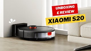 ROBÔ ASPIRADOR XIAOMI VACUUM S20  UNBOXING E REVIEW DETALHADO COM TESTE NA PRÁTICA [upl. by Shabbir]