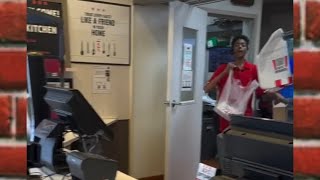 Officer Steps Behind Counter To Confront a KFC Employee [upl. by Fabio]