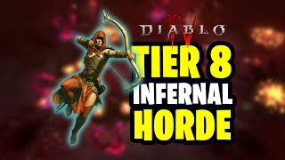 Andariels Rogue Tier 8 Infernal Horde  Diablo 4 Season 5 [upl. by Socrates]