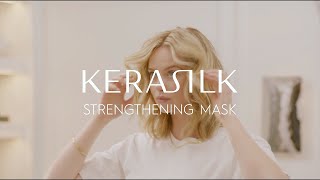 Strengthening Hair Mask for Fine Hair  KERASILK [upl. by Aierbma856]