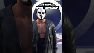 STING JOINS WWE2K24 wwe2k24 sting [upl. by Lyn]