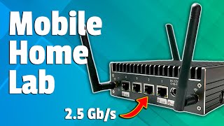 My Mobile HomeLab Travel Router with Proxmox Docker and OpenWRT [upl. by Glennis549]