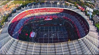 Antorcha Campesina Rompe record festejo antorchista en el Estadio Azteca [upl. by Norrag]