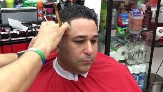 COMO HACER UN MID FADE CON ESTIJERA ARIBAJEFF THE MASTER BARBER TUTORIAL ESPAÑOL [upl. by Septima216]