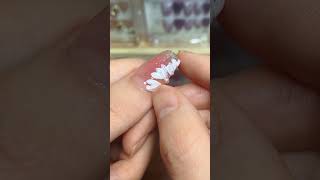 Reusable Pink Cherry Blossom PressOn Nails Easy to Apply🌸 nailsart nailtutorial [upl. by Avril]