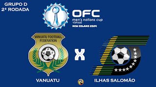 Copa da Oceania das Nações Virtual 2024 Vanuatu x Ilhas Salomão  Grupo D  2ª Rodada PES21 [upl. by Henrie]