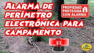 Alarma electrónica para campamento [upl. by Anamuj]