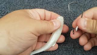 HOW TO RIG A SOFT PLASTIC WEEDLESS [upl. by Enomar]