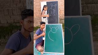 How to draw C letter Rabbit 🐰 from easy drawing for beginners shorts viral drawing [upl. by Fleece]