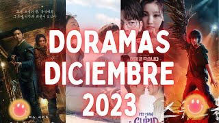 ESTRENOS DORAMAS DICIEMBRE 2023 🎬😍 [upl. by Reivaj]