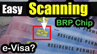 Scan Your BRP Chip for eVisa Application  Easiest way [upl. by Lanam]