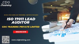 Comprehensive ISO 17011 Lead Auditor Course  CDG Training Private Limited  Get Course Link Below [upl. by Aicilaf560]