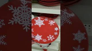 Whats your Favorite Dollar Tree Christmas Dish IM LOVING WINTER WISHES pottery barn dupes [upl. by Airdnassac]