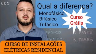 Curso Instalação Elétrica Residencial  001 Qual a Diferença Monofásico Bifásico Trifásico [upl. by Drarig715]