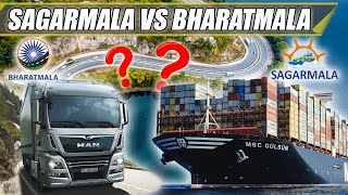 Major Difference Between Bharatmala and Sagarmala [upl. by Sotnas768]