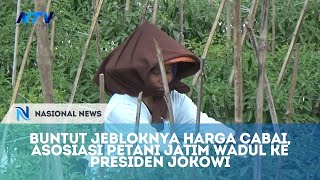 BUNTUT JEBLOKNYA HARGA CABAI ASOSIASI PETANI JATIM WADUL KE PRESIDEN JOKOWI [upl. by Lavona]