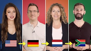 English vs German vs Dutch vs Afrikaans  West Germanic Language Comparison [upl. by Bob]