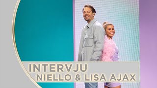 Intervju  Niello amp Lisa Ajax  Tror du att jag bryr mig  Melodifestivalen 2022 [upl. by Dena142]