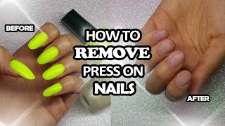 How to remove press on nails  Lorna Andrews ♥ [upl. by Lyckman]