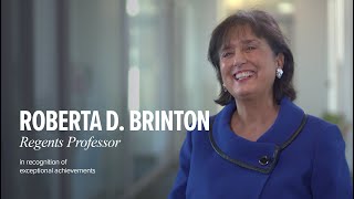 Profile of Regents Professor Roberta Diaz Brinton 2020 [upl. by Ailaroc]