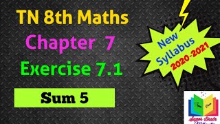 8th maths Exercise 71 Sum 5 Class 8 Maths Chapter 7 Information ProcessingSuper brain mathematics [upl. by Odeen]