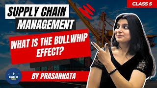 What is the Bullwhip Effect Supply Chain Management  Class 5 [upl. by Olocin]