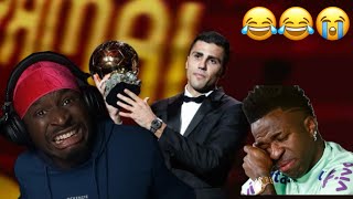 MY REACTION TO BALLON DOR WINNER 2024 [upl. by Oirretno835]