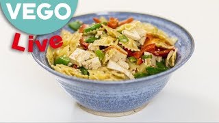 Mumsig Vegetarisk asiatisk pastasallad med tofu [upl. by Ettenot]