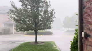 Storm Starts to Get Heavy in Mississauga Ontario onstorm [upl. by Kendre312]