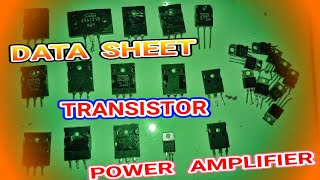 TRANSISTOR PENGGANTIPERSAMAAN UNTUK TRANSISTOR POWER AMPLIFIER [upl. by Nosemaj]