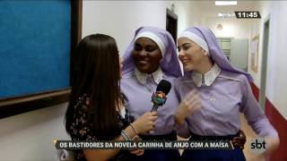 Maísa invade os bastidores da novela Carinha de Anjo [upl. by Nnyl]