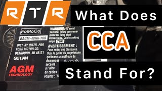 What Does CCA Mean On Your Vehicles Battery [upl. by Dav]