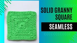 How to make a super solid granny square seamless no gaps [upl. by Nnyluqcaj]