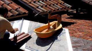 How to cut roof tile Double Eagle HYTILE [upl. by Ainedrag283]